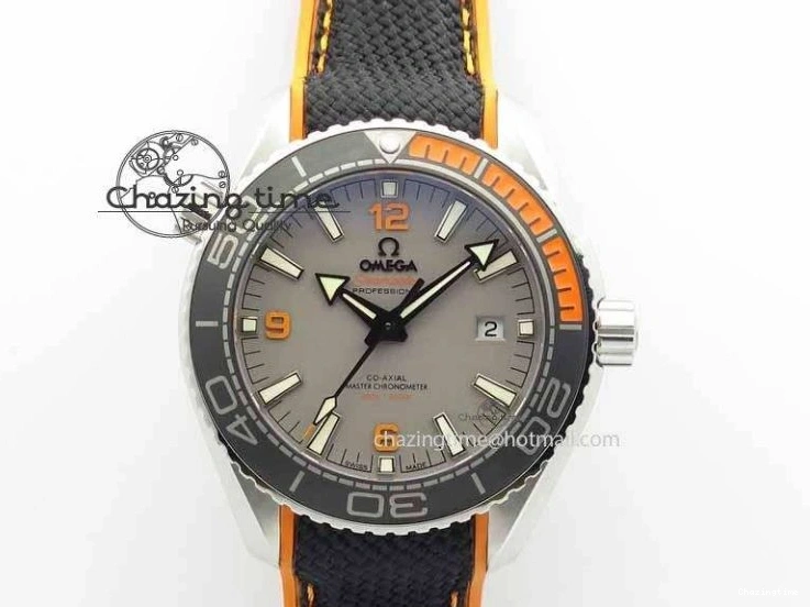 0206 UrbanStyle Planet Ocean 2016 43.5mm SS OM 1:1 Best Edition Gray Dial On Black Nylon Strap A 8168